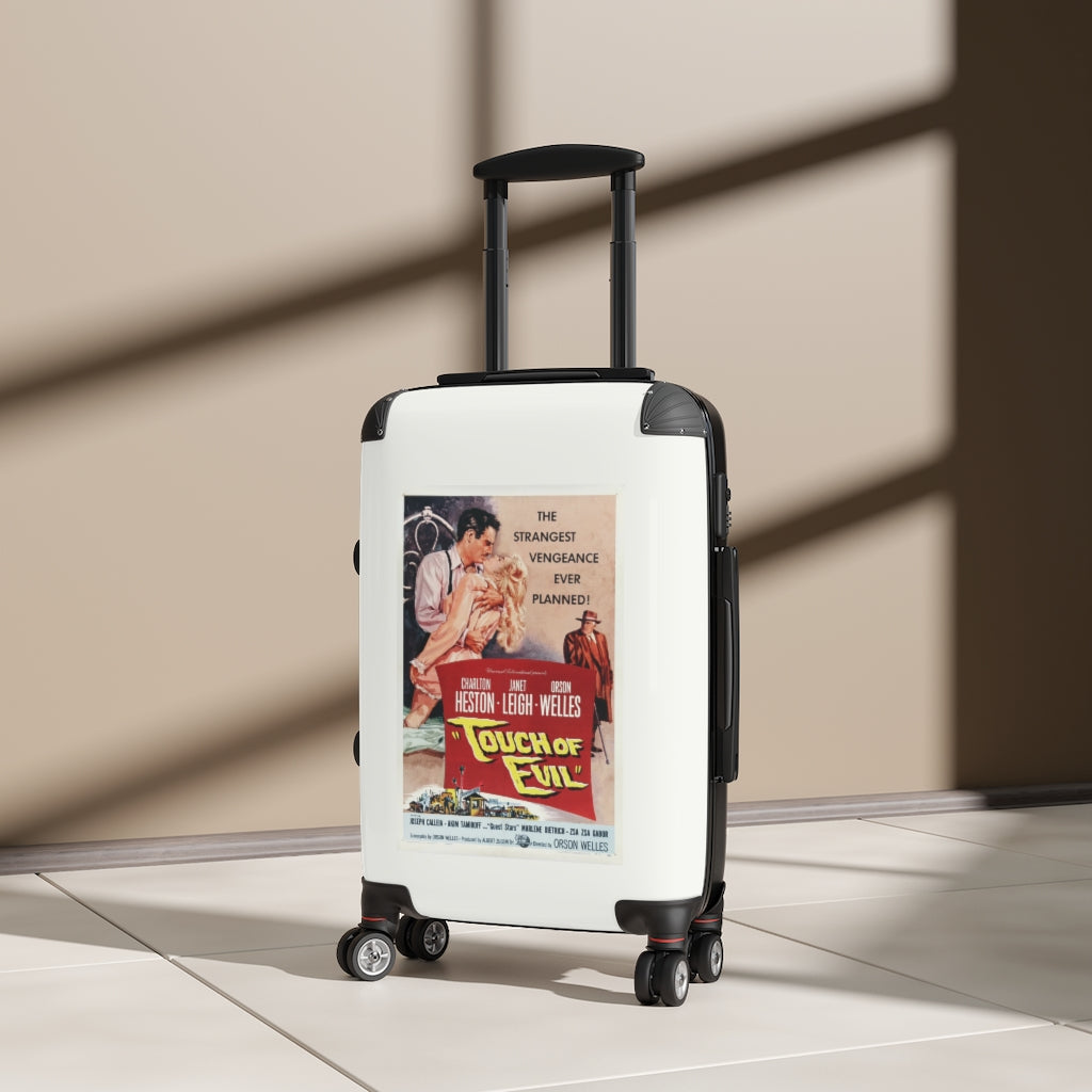 Geotrott Touch Of Evil Movie Poster Collection Cabin Suitcase Extended Storage Adjustable Telescopic Handle Double Wheeled Polycarbonate Hard-Shell Built-In Lock