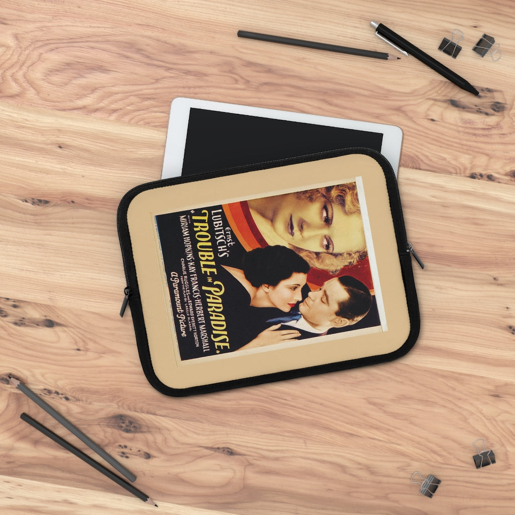 Geotrott Trouble In Paradise Movie Poster Laptop Sleeve