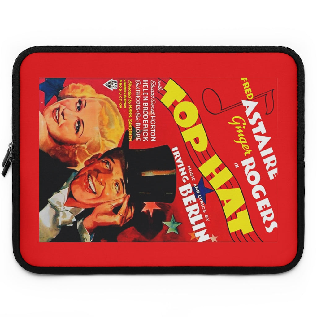 Geotrott Top Hat Movie Poster Laptop Sleeve