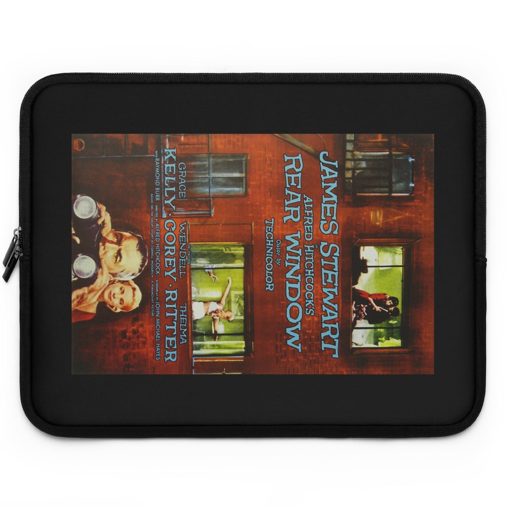 Geotrott Rear Window Movie Poster Laptop Sleeve