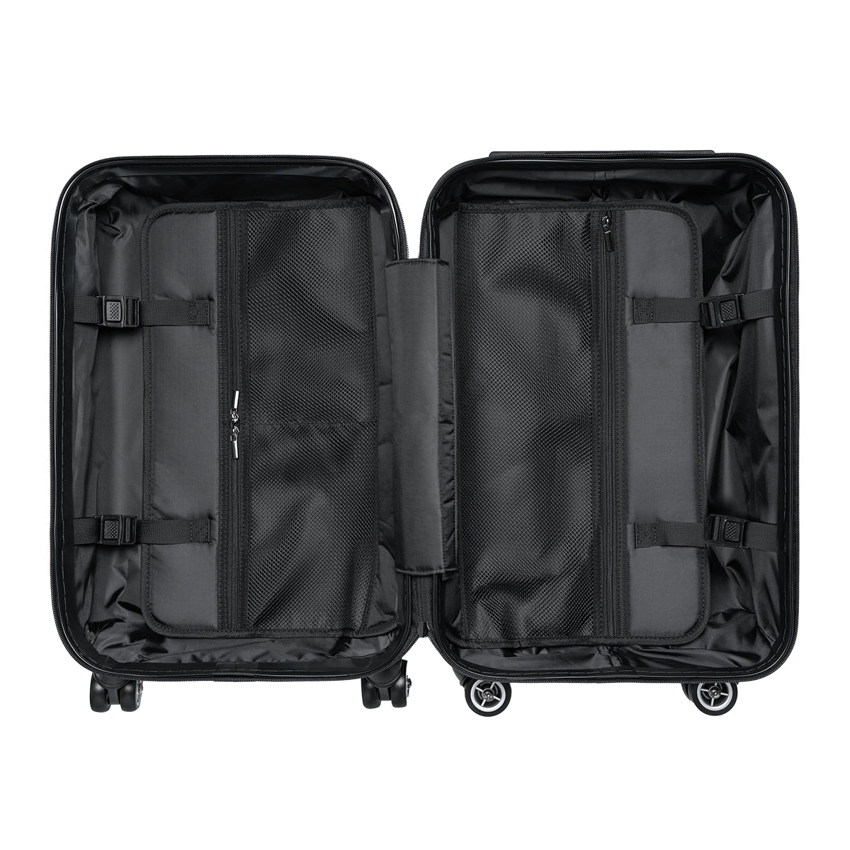 Getrott Belshazzars Feast by Rembrandt Black Cabin Suitcase Extended Storage Adjustable Telescopic Handle Double wheeled Polycarbonate Hard-shell Built-in Lock-Bags-Geotrott