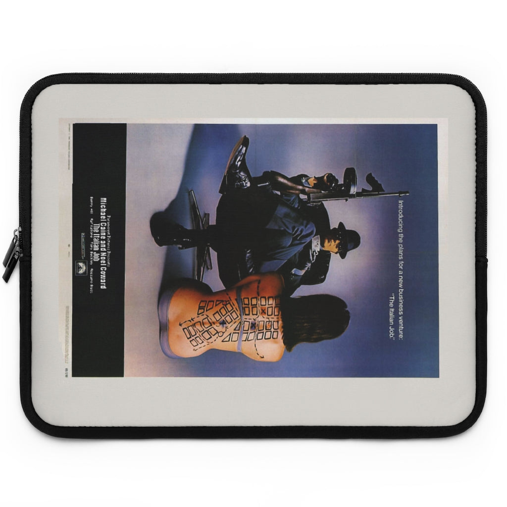Geotrott The Italian Job Movie Poster Red Laptop Sleeve