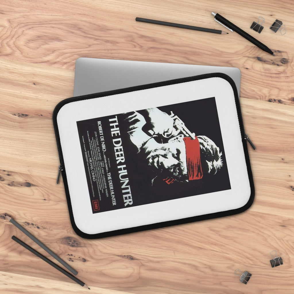 Geotrott The Deer Hunter Movie Poster Red Laptop Sleeve