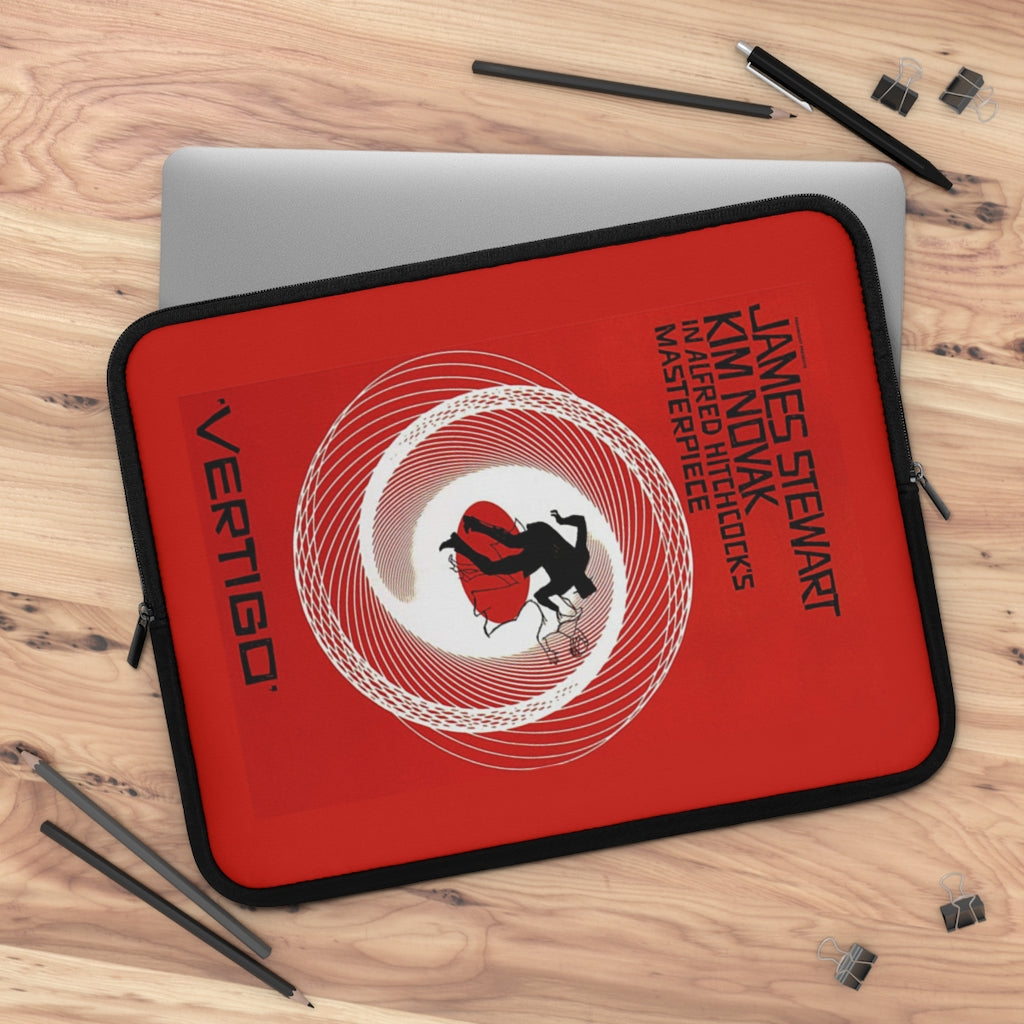 Geotrott Vertigo Movie Poster Red Laptop Sleeve