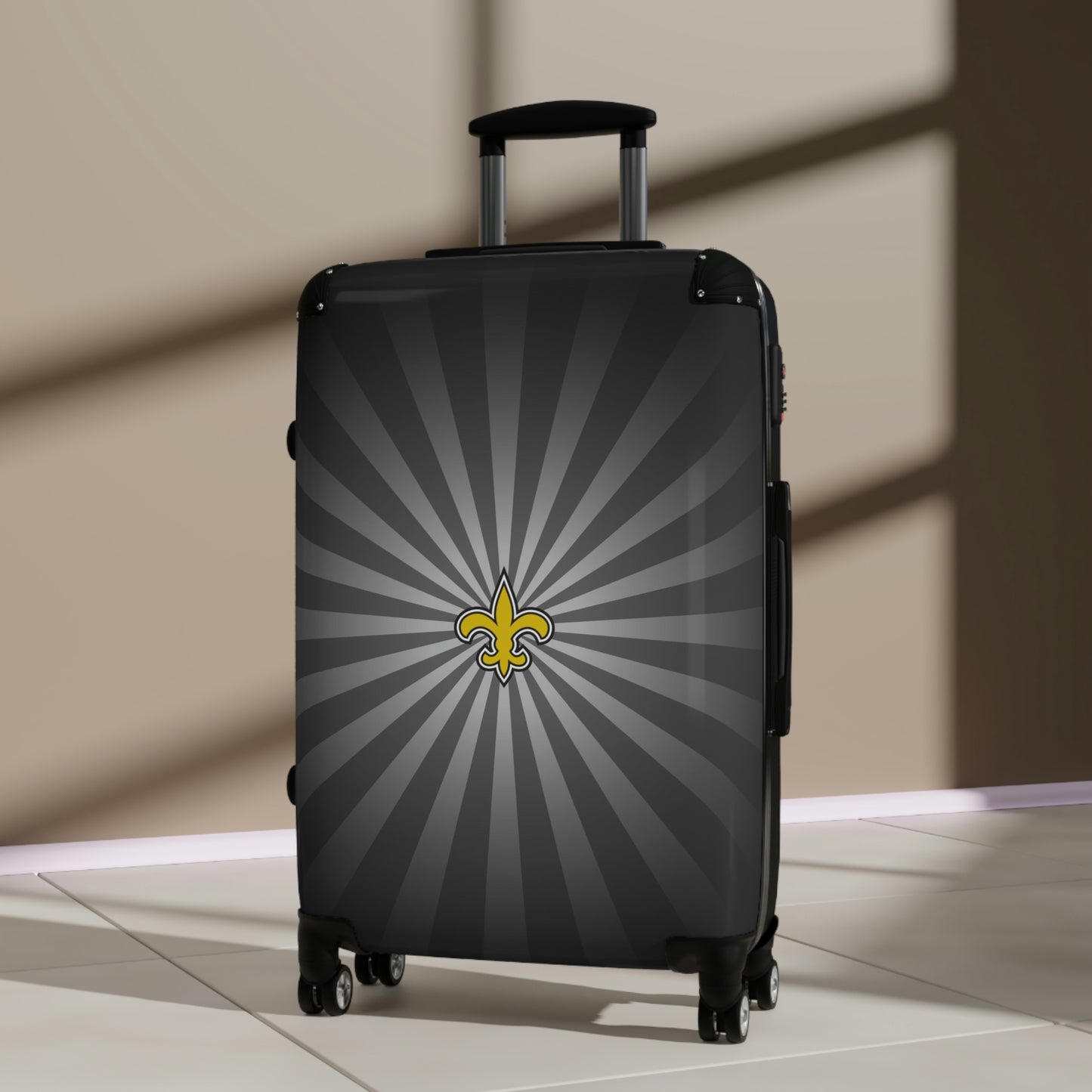 Geotrott New Orleans Saints National Football League Nfl Team Logo Cabin Suitcase Rolling Luggage Checking Bag