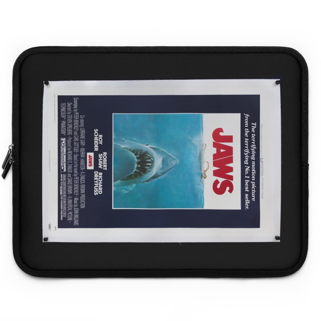 Geotrott Jaws Movie Poster Laptop Sleeve