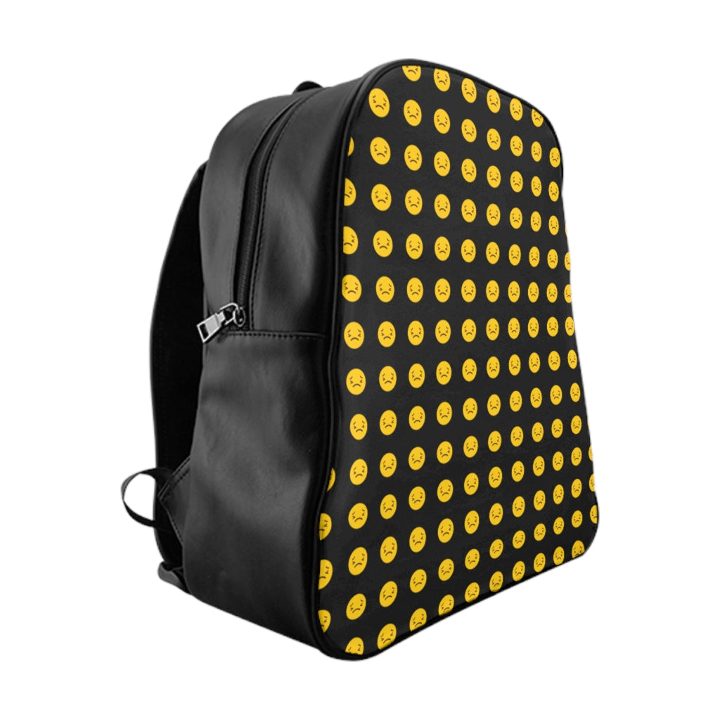Getrott Emojis Tired Face Padded Backpack Carry-On Travel Check Luggage 4-Wheel Spinner Suitcase Bag Multiple Colors and Sizes