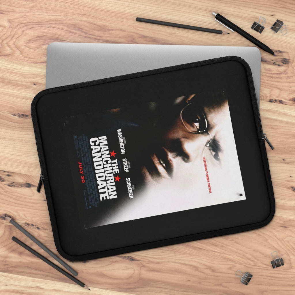 Geotrott The Manchurian Candidate Movie Poster Laptop Sleeve