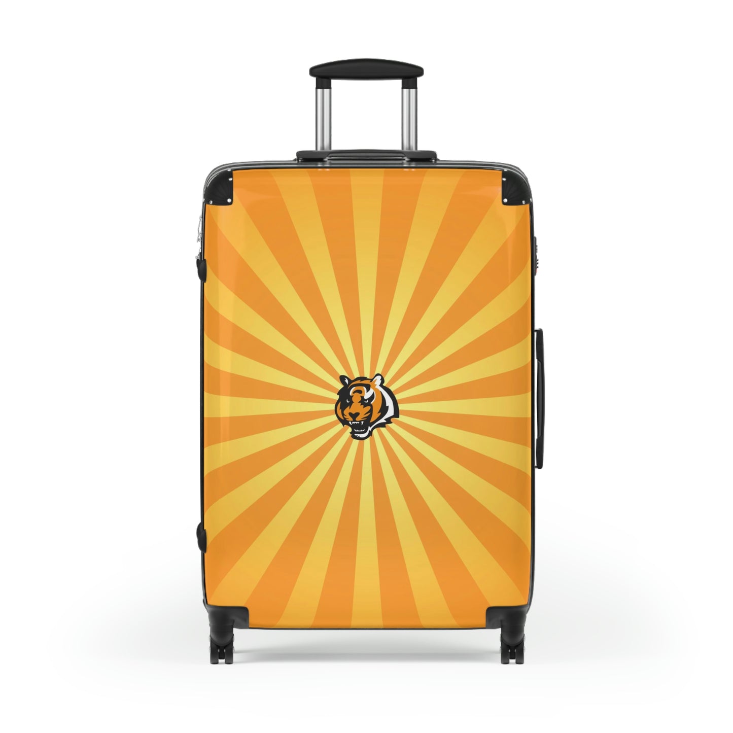 Geotrott Cincinnati Bengals National Football League Nfl Team Logo Cabin Suitcase Rolling Luggage Checking Bag