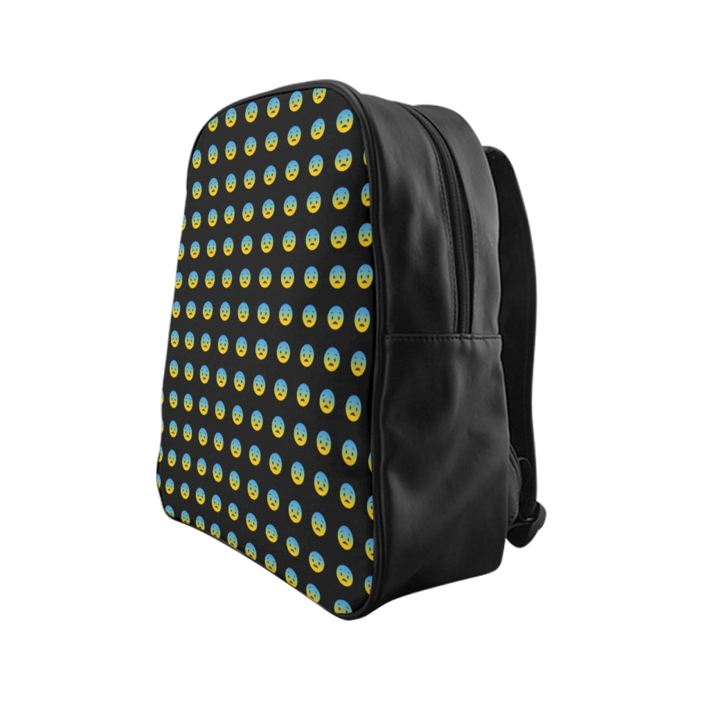Geotrott Emojis Fearful Face Padded Backpack Carry-On Travel Check Luggage 4-Wheel Spinner Suitcase Bag Multiple Colors And Sizes