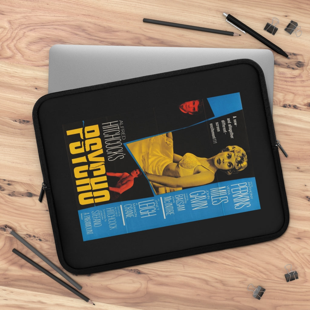 Geotrott Psycho Movie Poster Red Laptop Sleeve