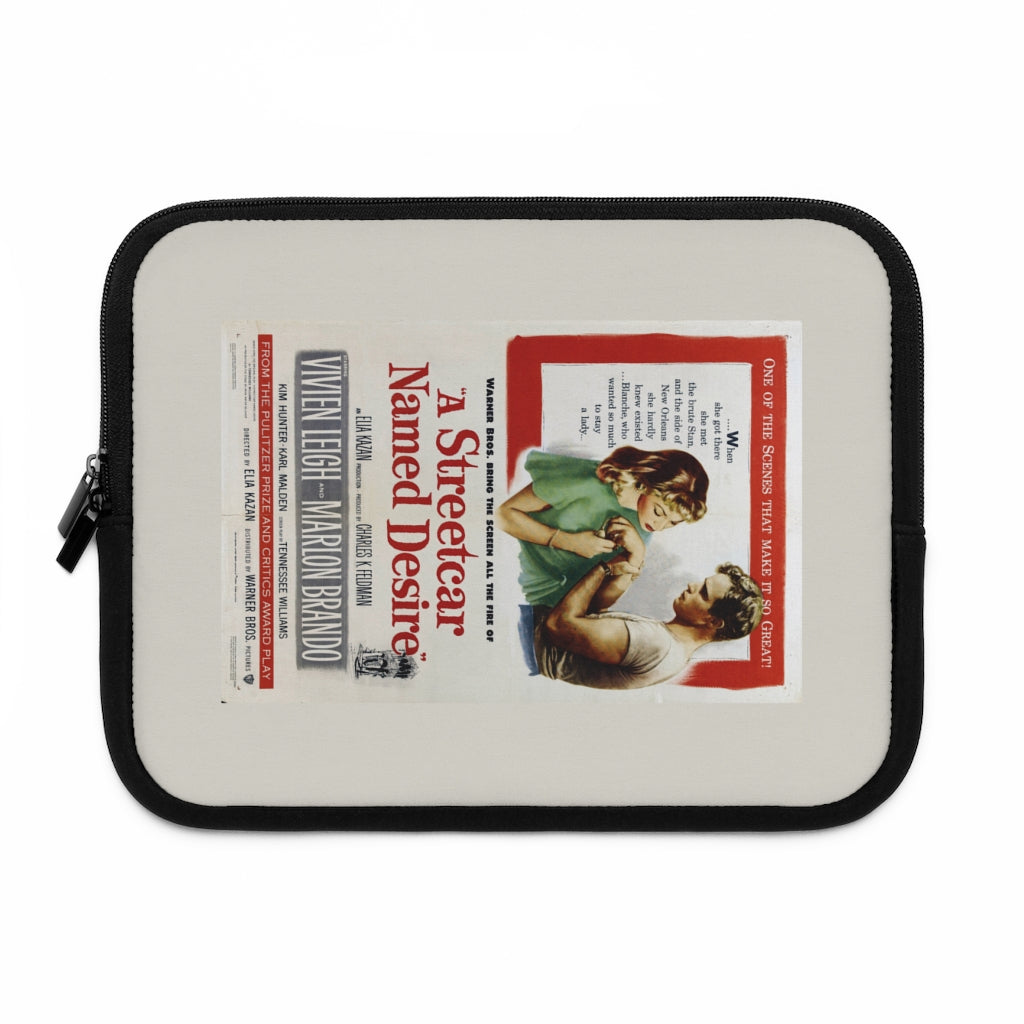 Geotrott A Street Named Desire Movie Poster Laptop Sleeve