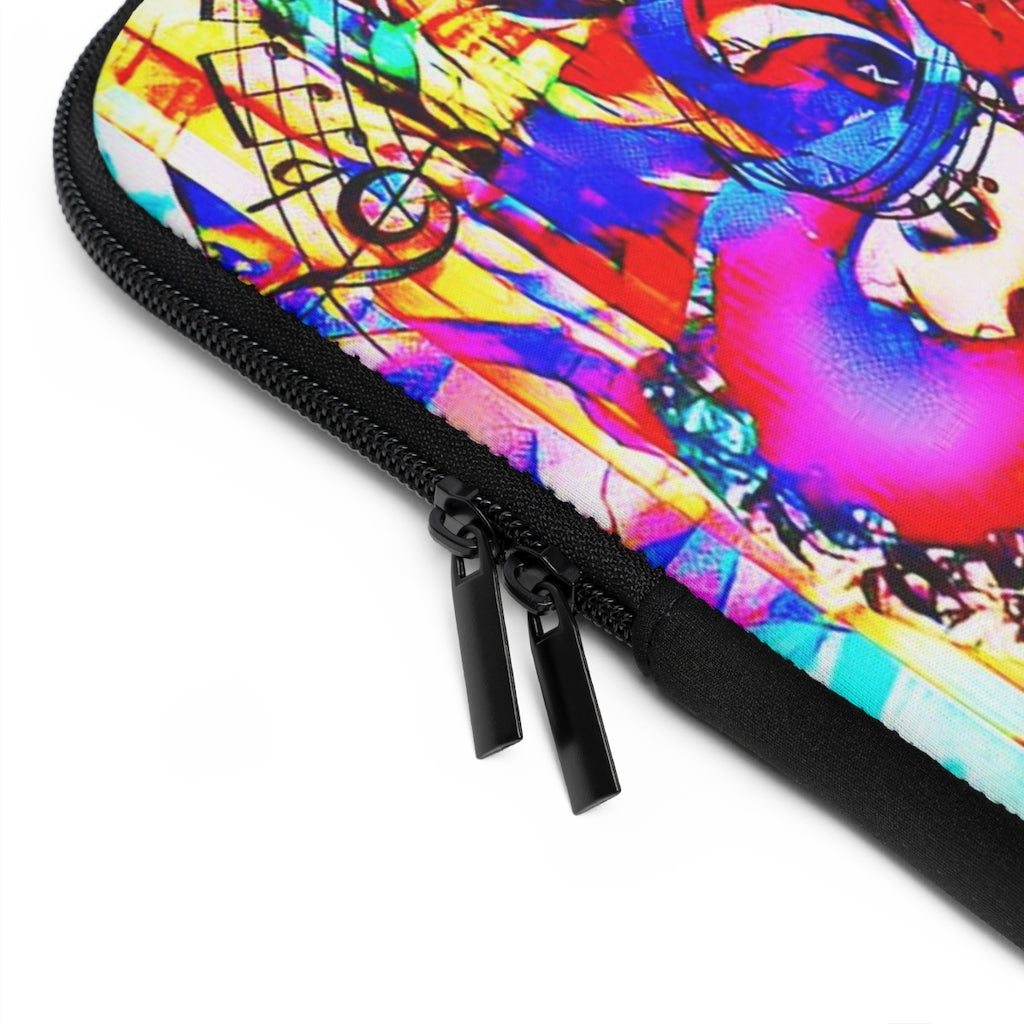 Getrott Graffiti of Prince Pattern Eddy Bogaert Laptop Sleeve-Laptop Sleeve-Geotrott