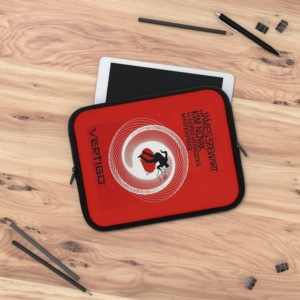 Geotrott Vertigo Movie Poster Red Laptop Sleeve