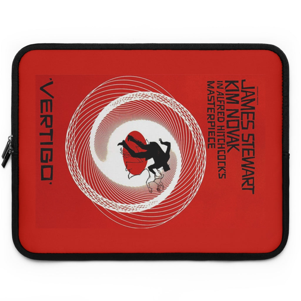 Geotrott Vertigo Movie Poster Red Laptop Sleeve