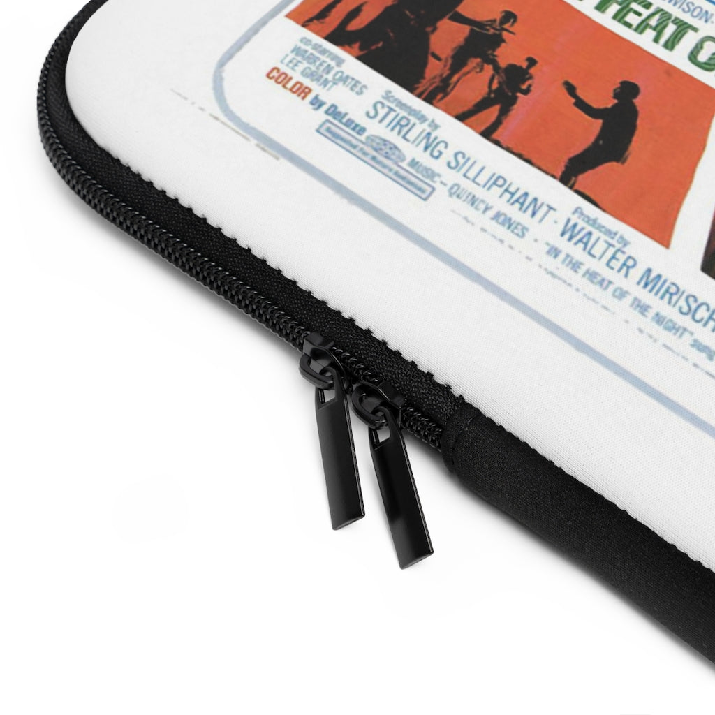 Geotrott In The Heat Of The Night Movie Poster Laptop Sleeve