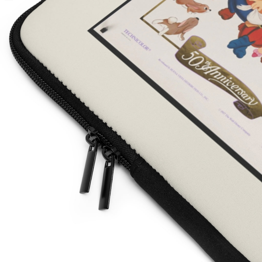 Geotrott Snow White Movie Poster Red Laptop Sleeve