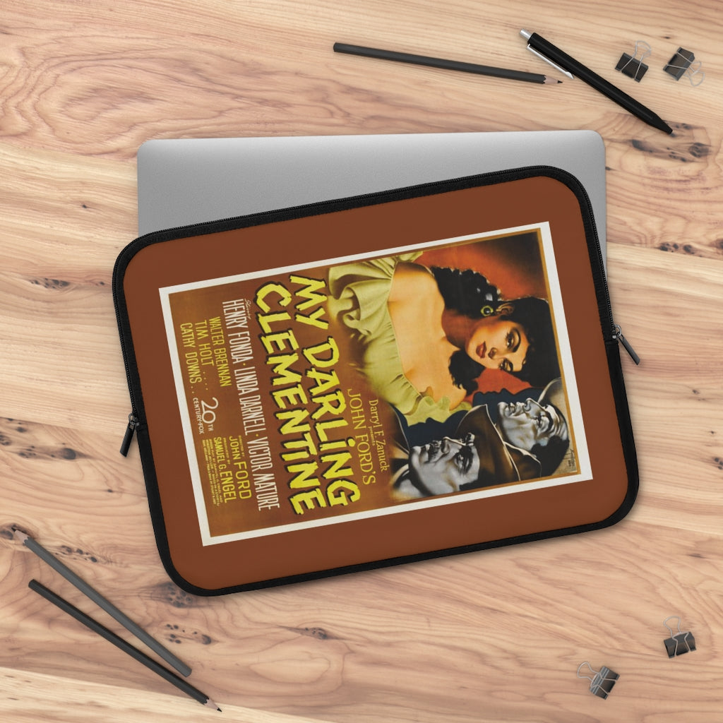 Geotrott My Darling Clementine Movie Poster Laptop Sleeve