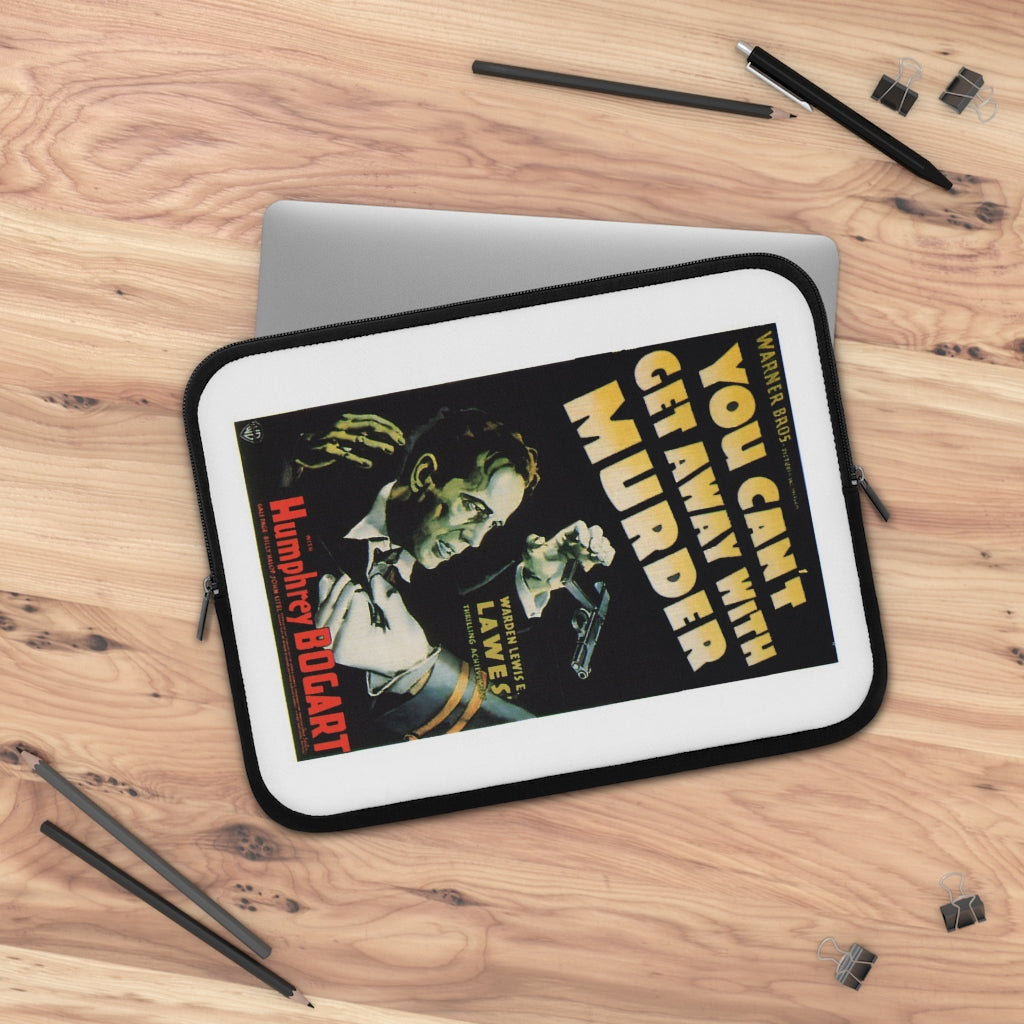 Geotrott You Cant Get Away With Murder Movie Poster Laptop Sleeve