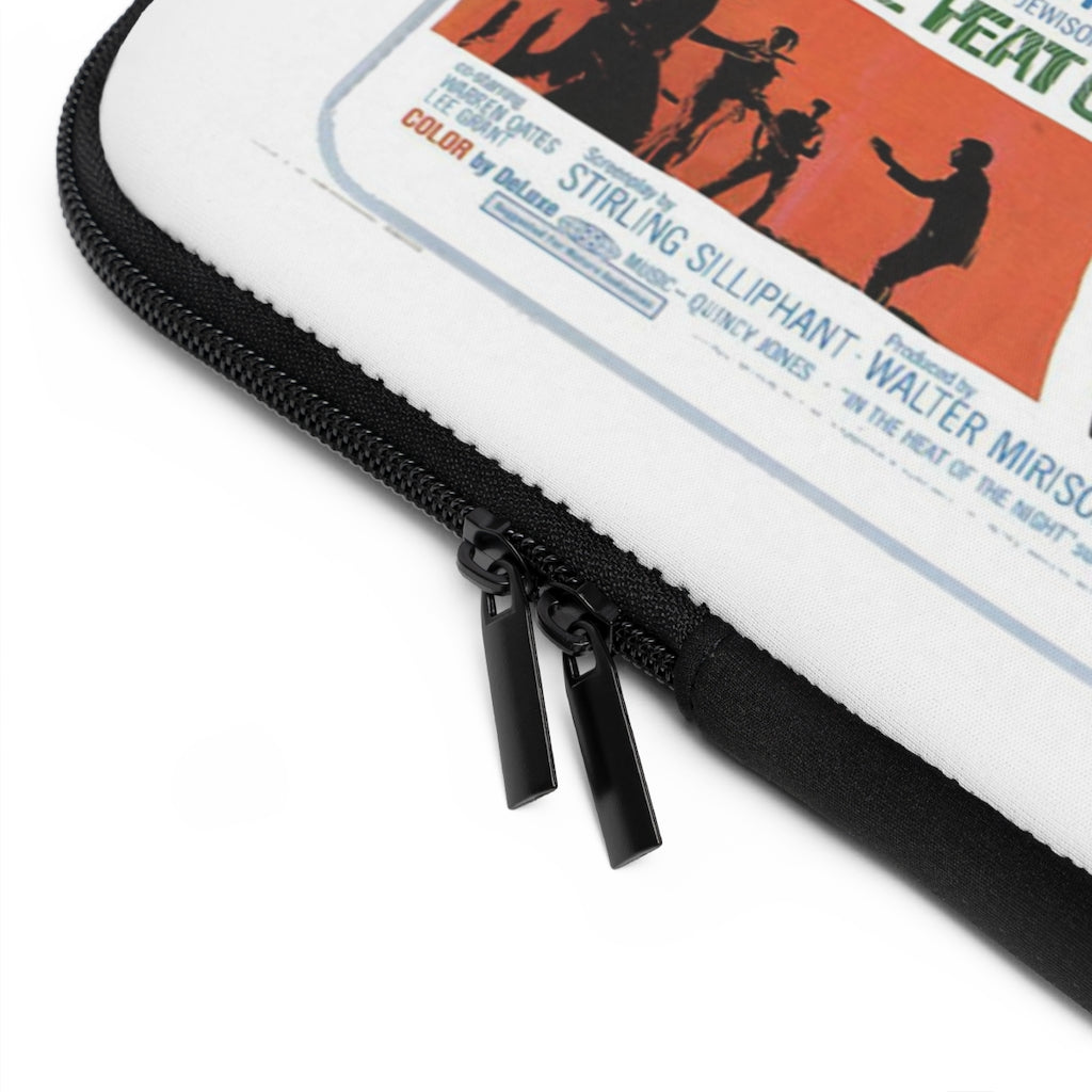 Geotrott In The Heat Of The Night Movie Poster Laptop Sleeve