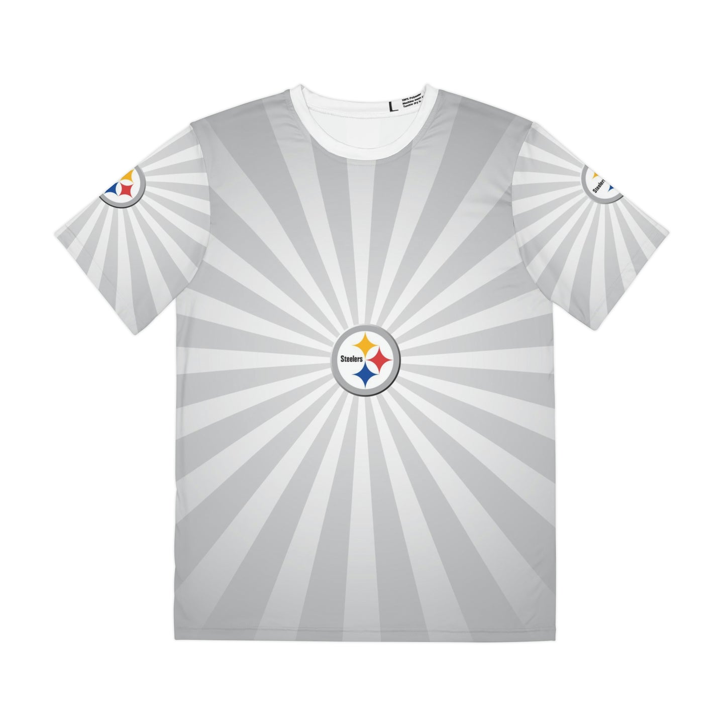 Geotrott NFL Pittsburgh Steelers Men's Polyester All Over Print Tee T-Shirt-All Over Prints-Geotrott