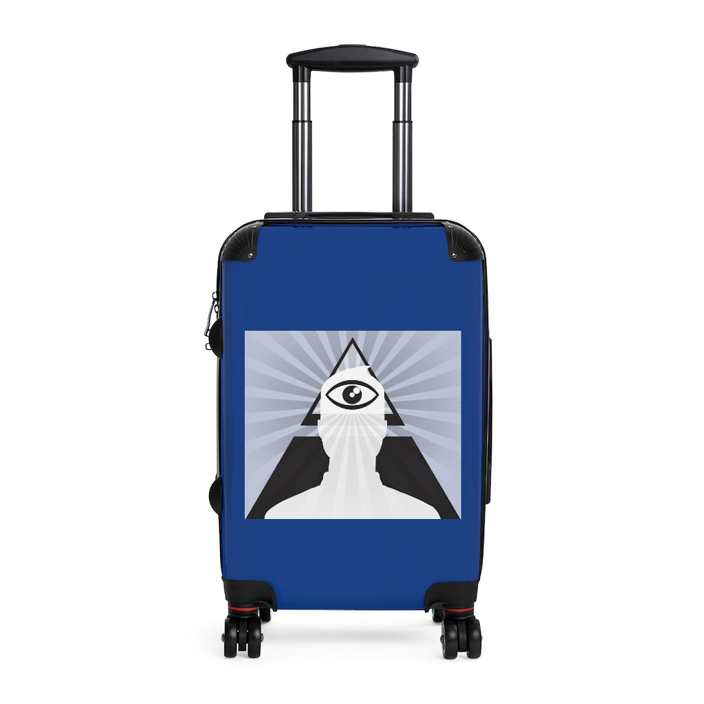 Getrott Meta Facebook Default image Illuminati Eye Cabin Suitcase Extended Storage Adjustable Telescopic Handle Double wheeled Polycarbonate Hard-shell Built-in Lock-Bags-Geotrott