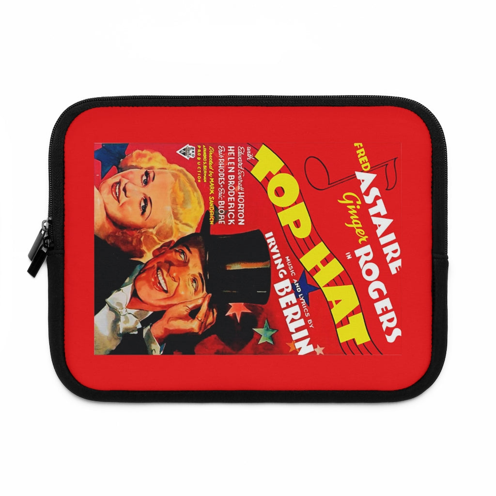 Geotrott Top Hat Movie Poster Laptop Sleeve
