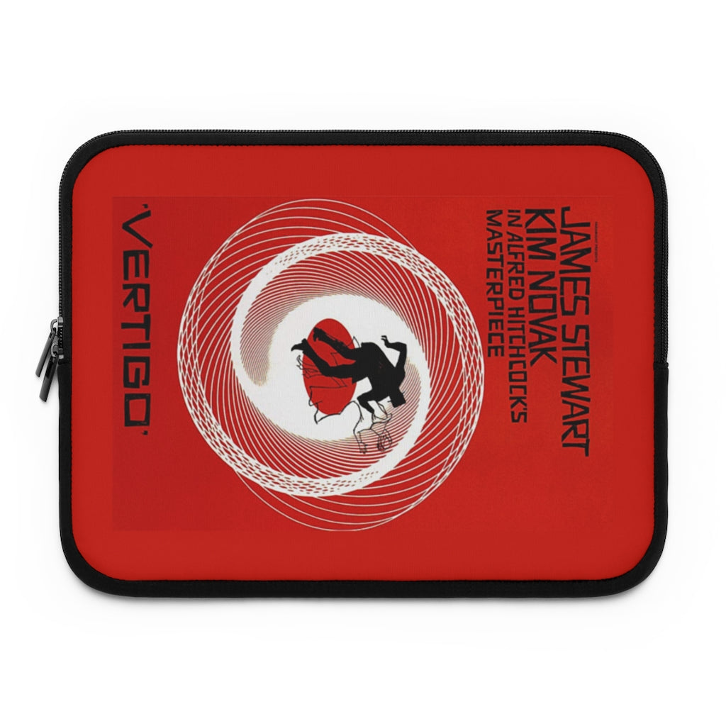 Geotrott Vertigo Movie Poster Red Laptop Sleeve