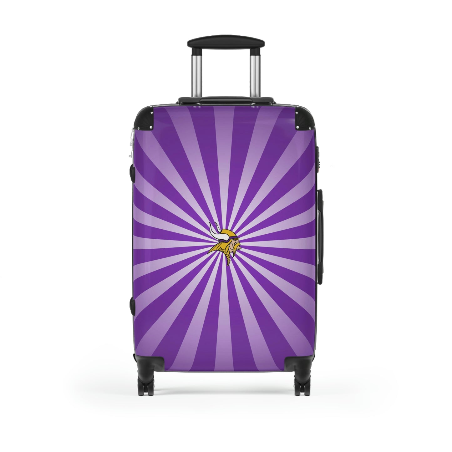 Geotrott Minesota Vikings National Football League NFL Team Logo Cabin Suitcase Rolling Luggage Checking Bag-Bags-Geotrott