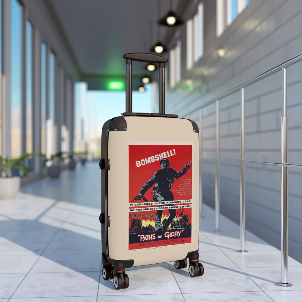 Getrott Paths of Glory Movie Poster Collection Cabin Suitcase Extended Storage Adjustable Telescopic Handle Double wheeled Polycarbonate Hard-shell Built-in Lock-Bags-Geotrott