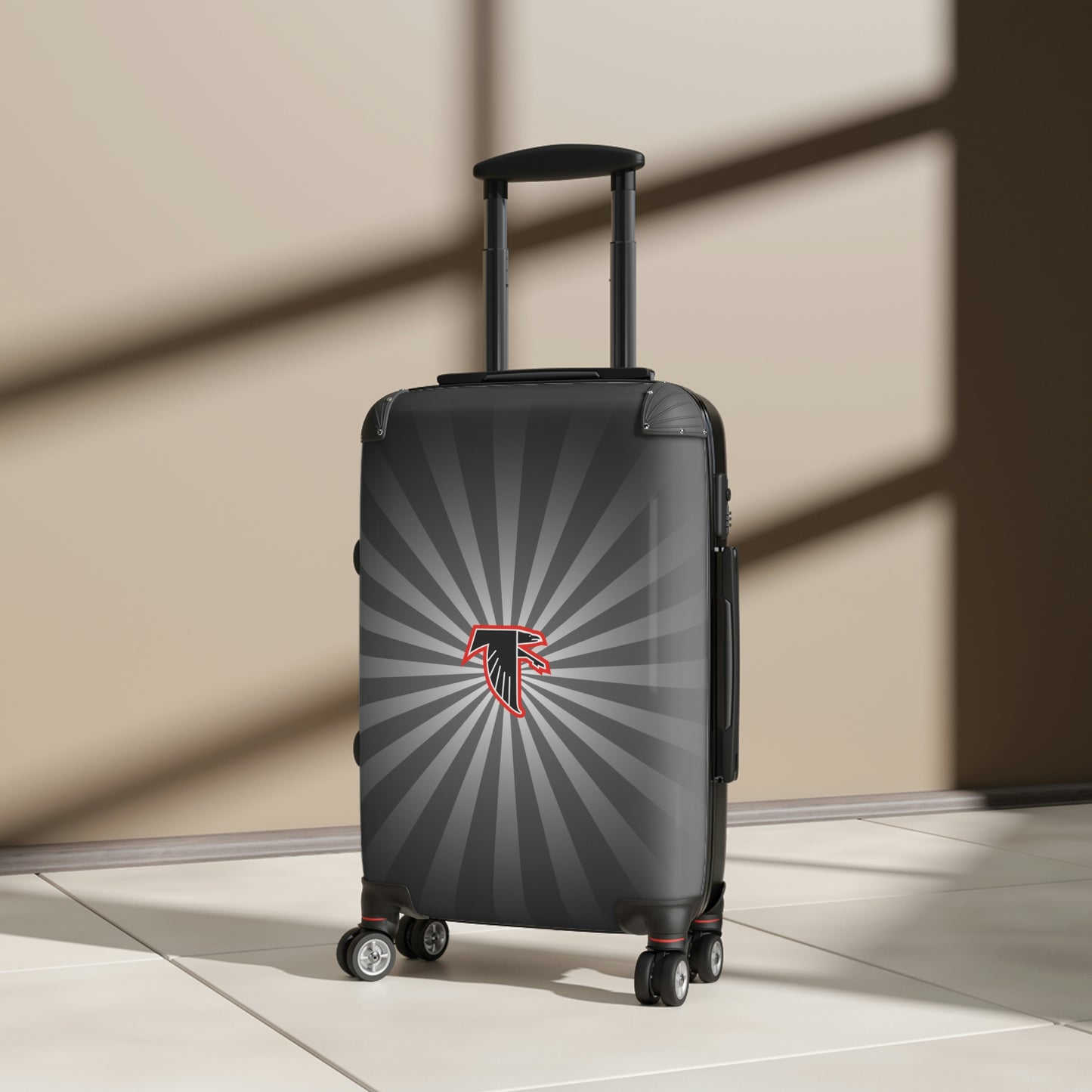 Geotrott Atlanta Falcons National Football League NFL Team Logo Cabin Suitcase Rolling Luggage Checking Bag-Bags-Geotrott
