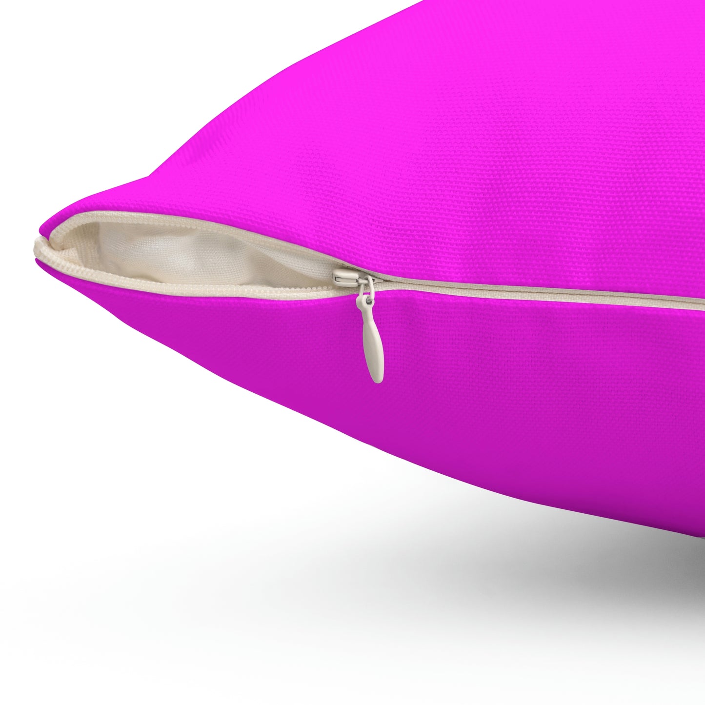 Geotrott Wealth and Success Motivational Pink Spun Polyester Square Pillow