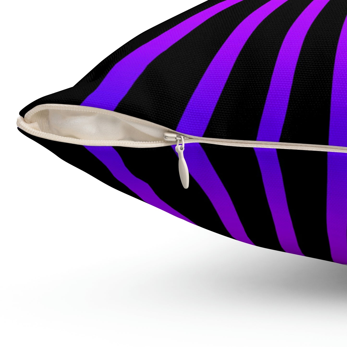 Geotrott Diamond Snake Eye Pink Purple Rays Spun Polyester Square Pillow-Home Decor-Geotrott