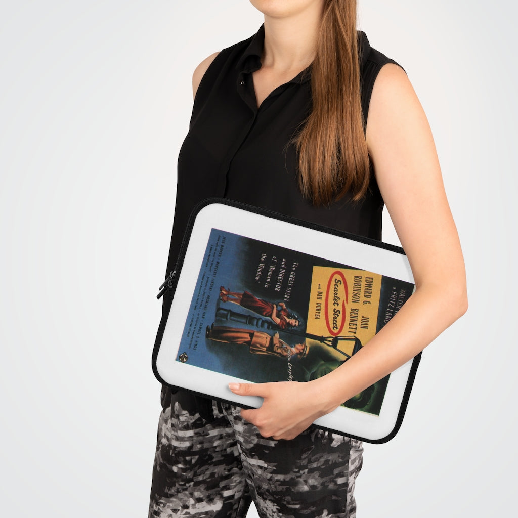 Geotrott Scarlet Street Movie Poster Laptop Sleeve