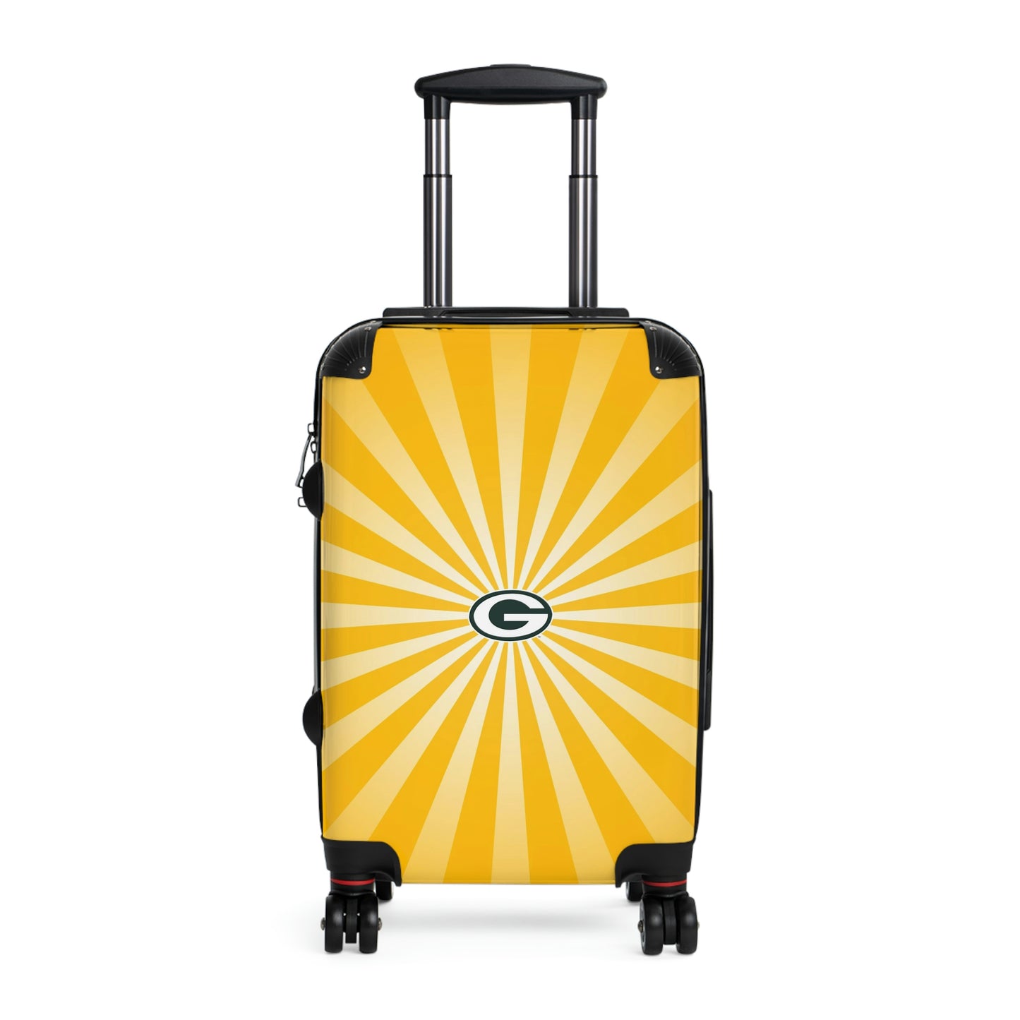 Geotrott Greenbay Packers National Football League Nfl Team Logo Cabin Suitcase Rolling Luggage Checking Bag