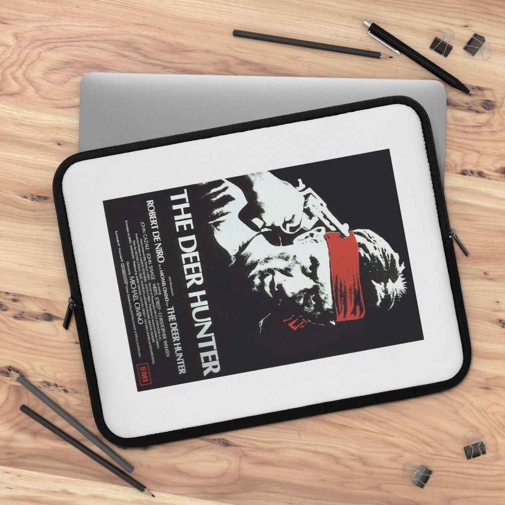 Geotrott The Deer Hunter Movie Poster Red Laptop Sleeve