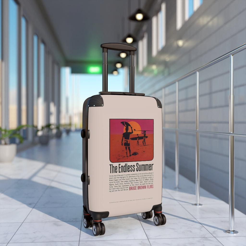 Geotrott The Endless Summer Movie Poster Collection Cabin Suitcase Extended Storage Adjustable Telescopic Handle Double wheeled Polycarbonate Hard-shell Built-in Lock-Bags-Geotrott