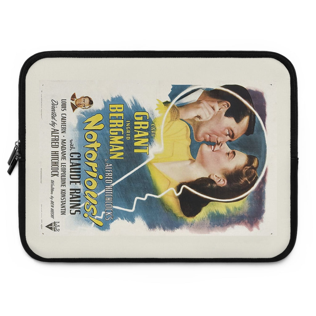 Geotrott Notorious Movie Poster Red Laptop Sleeve