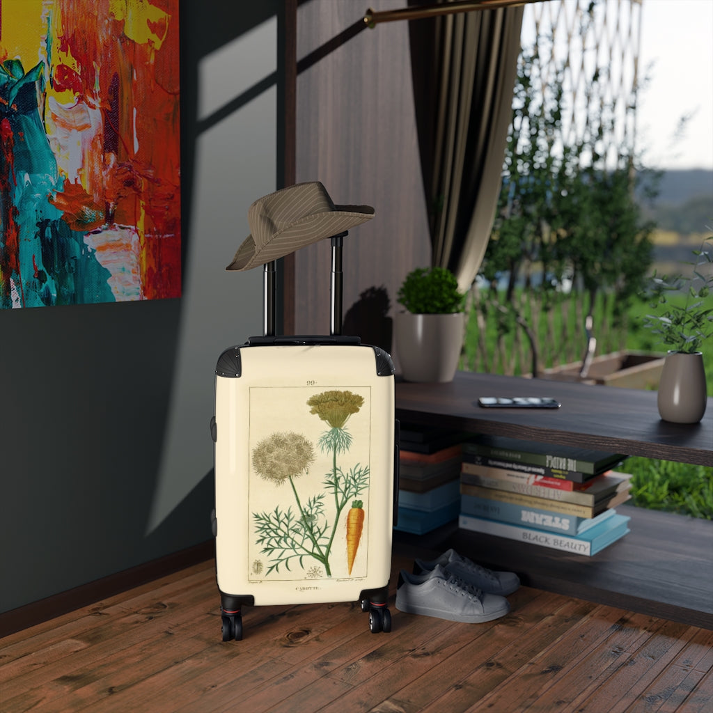 Getrott Carotte Carrot Plant Farm Collection Cabin Suitcase Extended Storage Adjustable Telescopic Handle Double wheeled Polycarbonate Hard-shell Built-in Lock-Bags-Geotrott