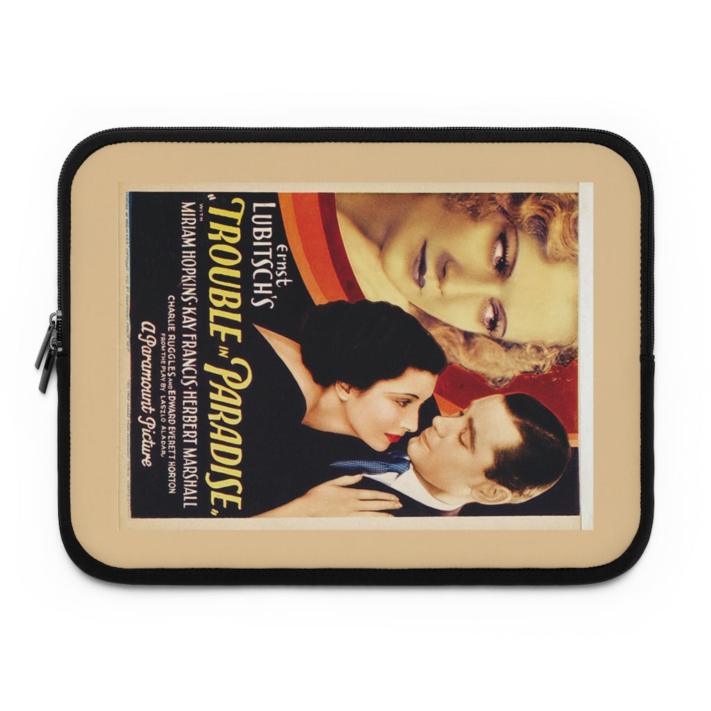 Geotrott Trouble In Paradise Movie Poster Laptop Sleeve