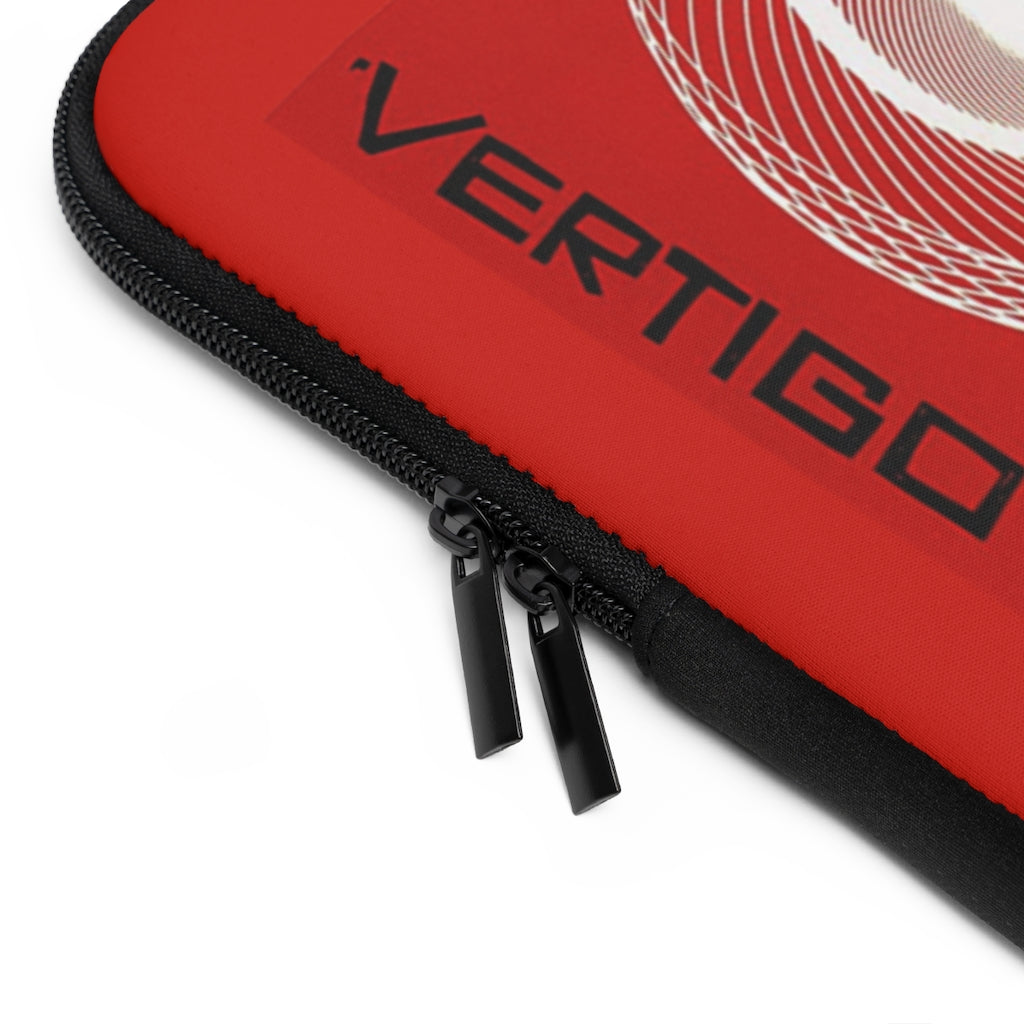 Geotrott Vertigo Movie Poster Red Laptop Sleeve