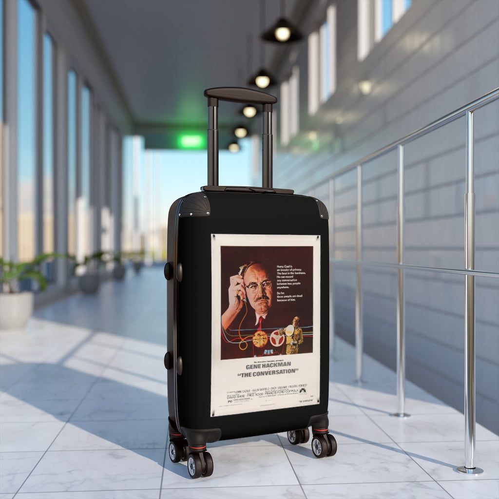 Geotrott The Conversation Movie Poster Collection Cabin Suitcase Extended Storage Adjustable Telescopic Handle Double wheeled Polycarbonate Hard-shell Built-in Lock-Bags-Geotrott