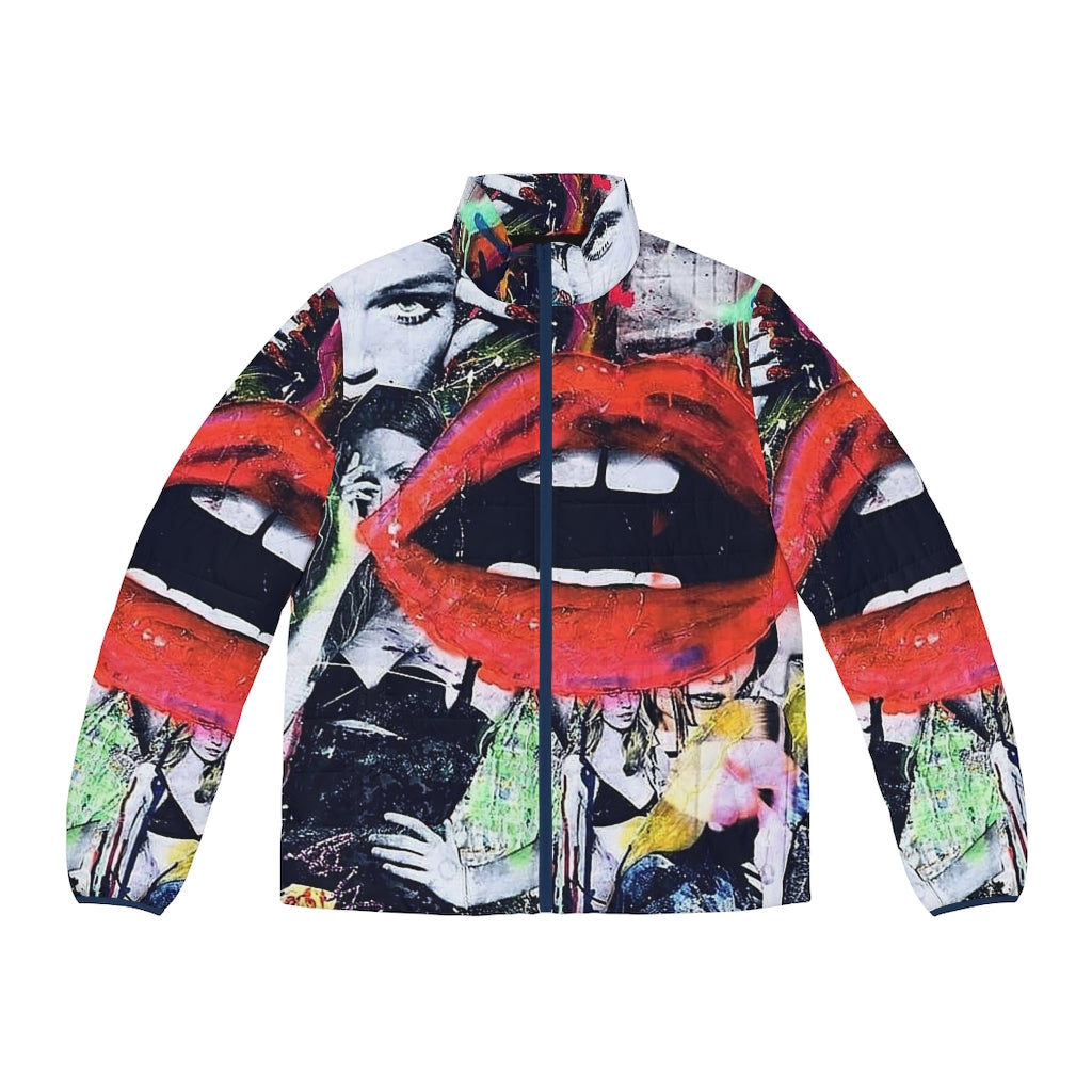Geotrott Men'S Puffer Jacket (Aop)