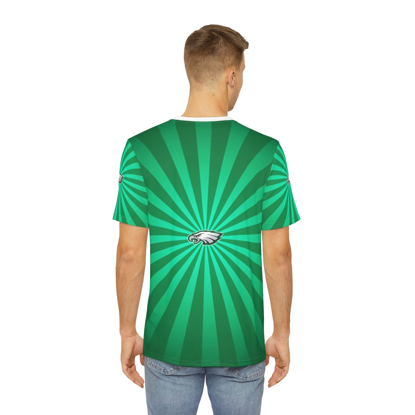 Geotrott NFL Philadelphia Eagles Men's Polyester All Over Print Tee T-Shirt-All Over Prints-Geotrott