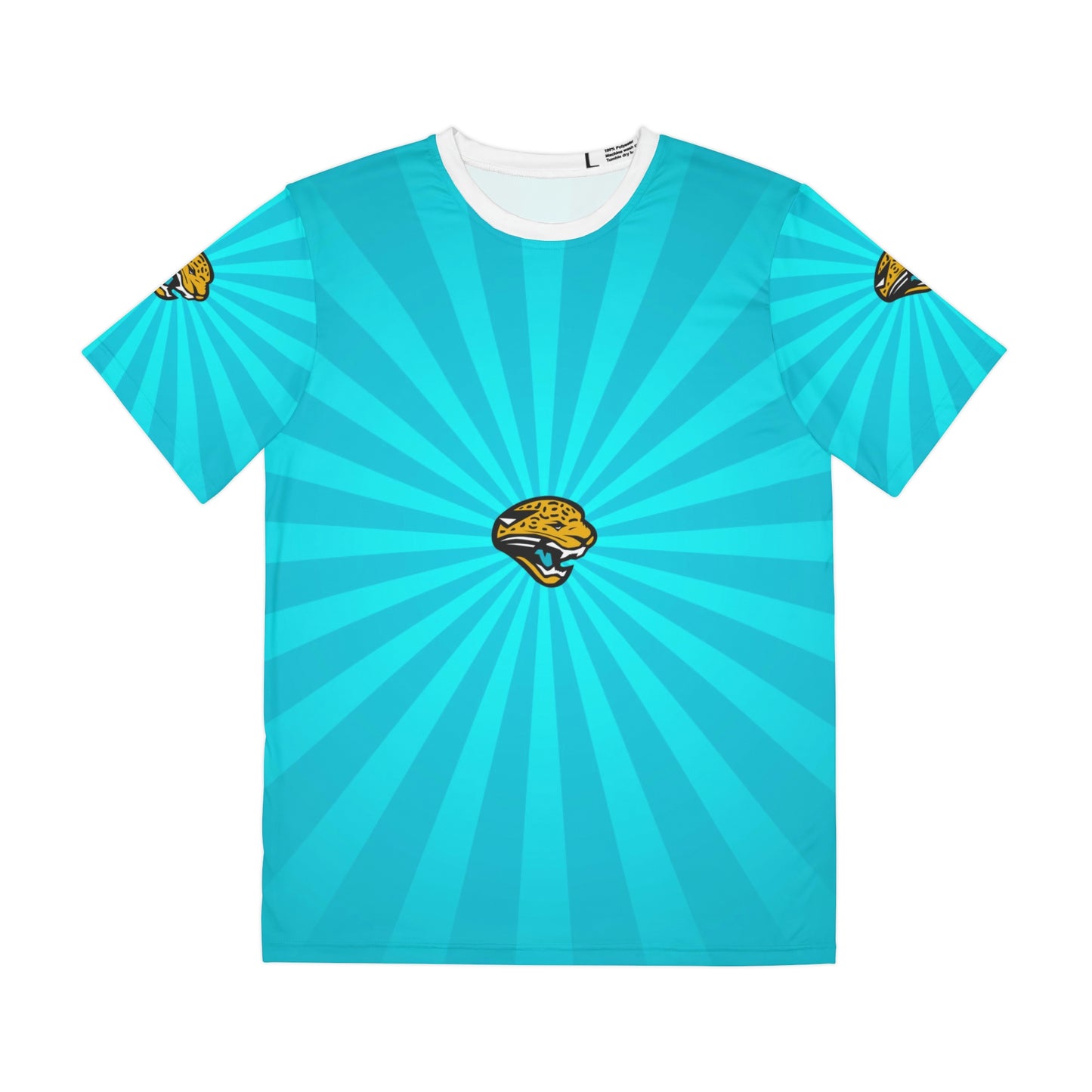 Geotrott NFL Jacksonville Jaguars Men's Polyester All Over Print Tee T-Shirt-All Over Prints-Geotrott