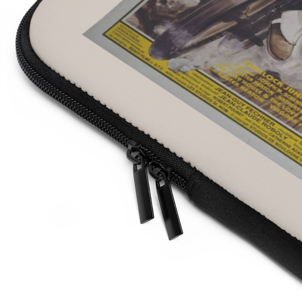 Geotrott Sherlock Junior Movie Poster Laptop Sleeve