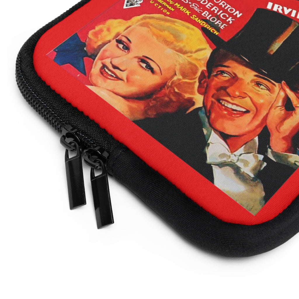Geotrott Top Hat Movie Poster Laptop Sleeve