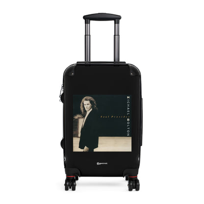 Michael Bolton Soul Provider Eighties Music Album Luggage Bag Rolling Suitcase Spinner