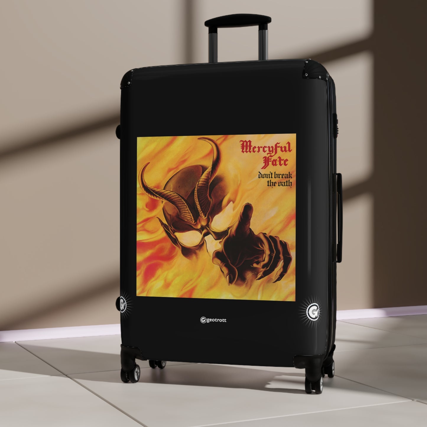 Mercyful Fate Don't Break the Oath 1984 Luggage Bag Rolling Suitcase Travel Accessories