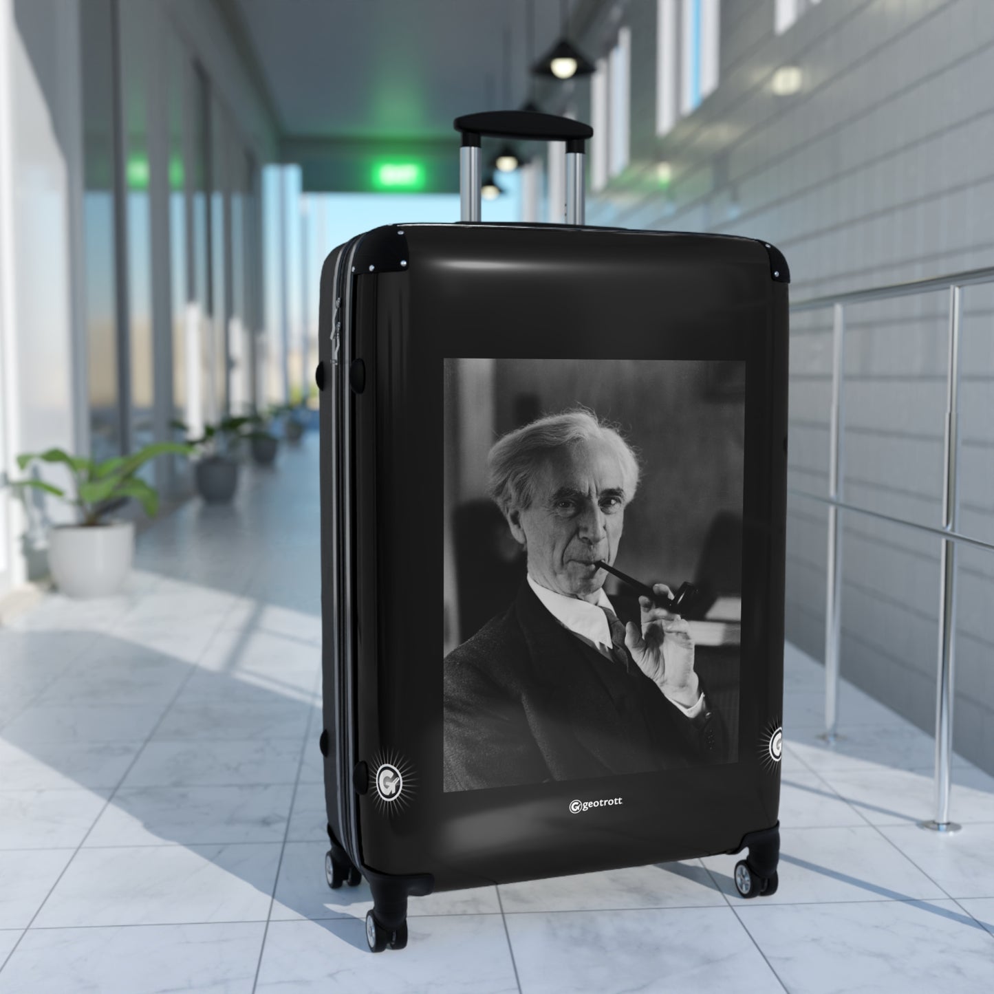 Bertrand Russell Philosopher Mathematician Logician 20TH CENTURY Photos Luggage Bag Rolling Suitcase Spinner